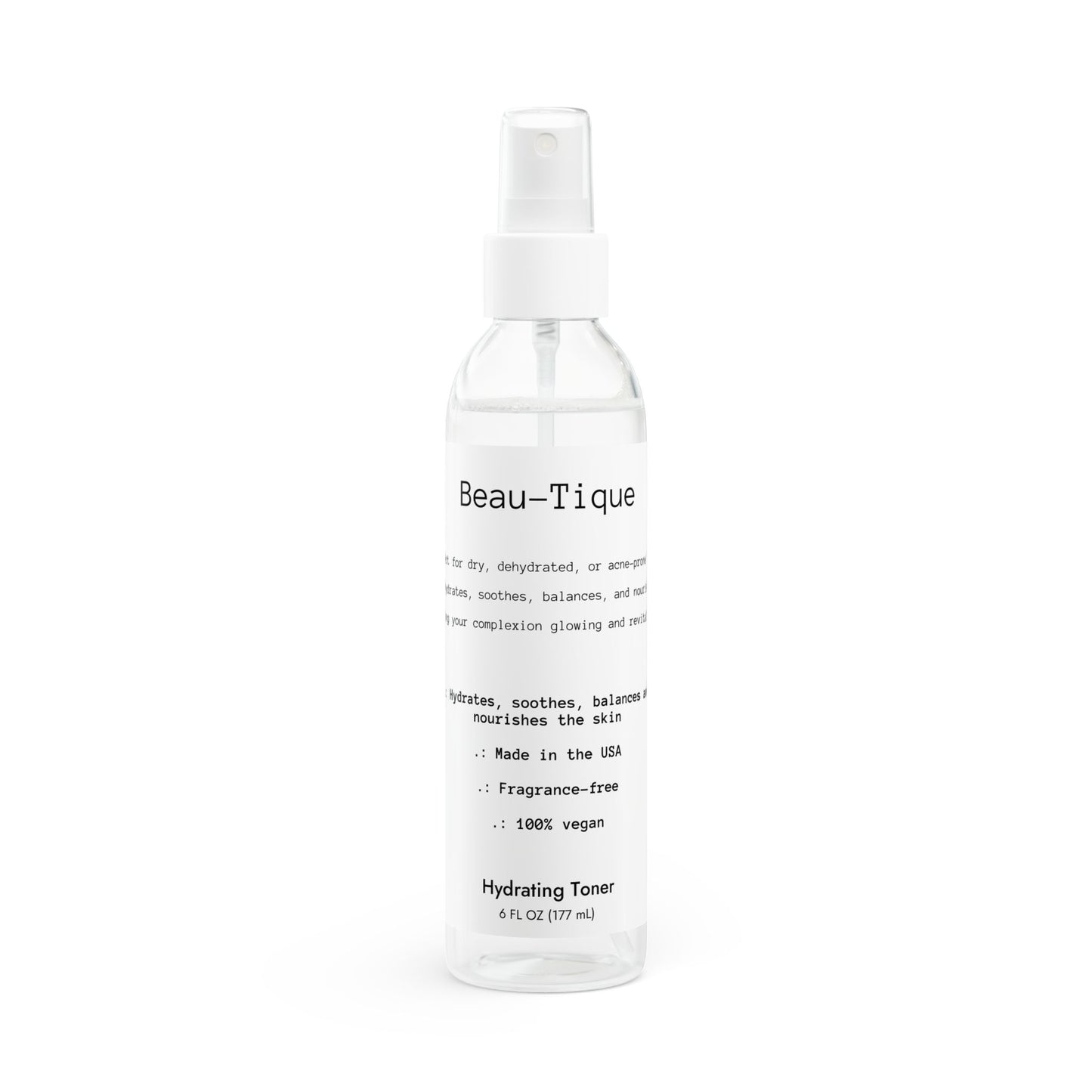 Hydrating Toner, 6oz